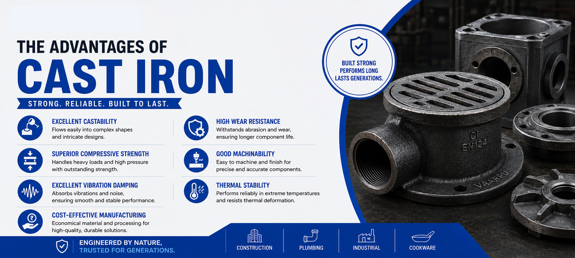 Advantages of Cast Iron