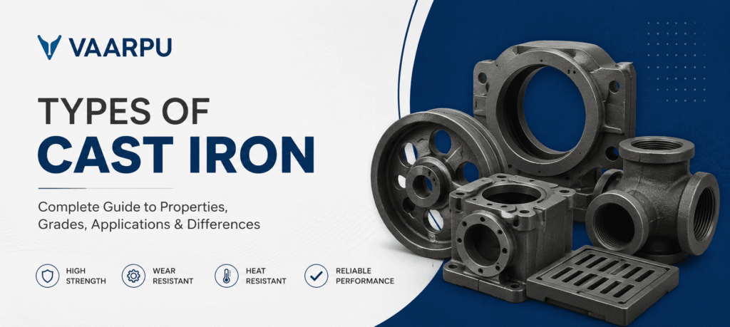 5 Different types of Cast iron